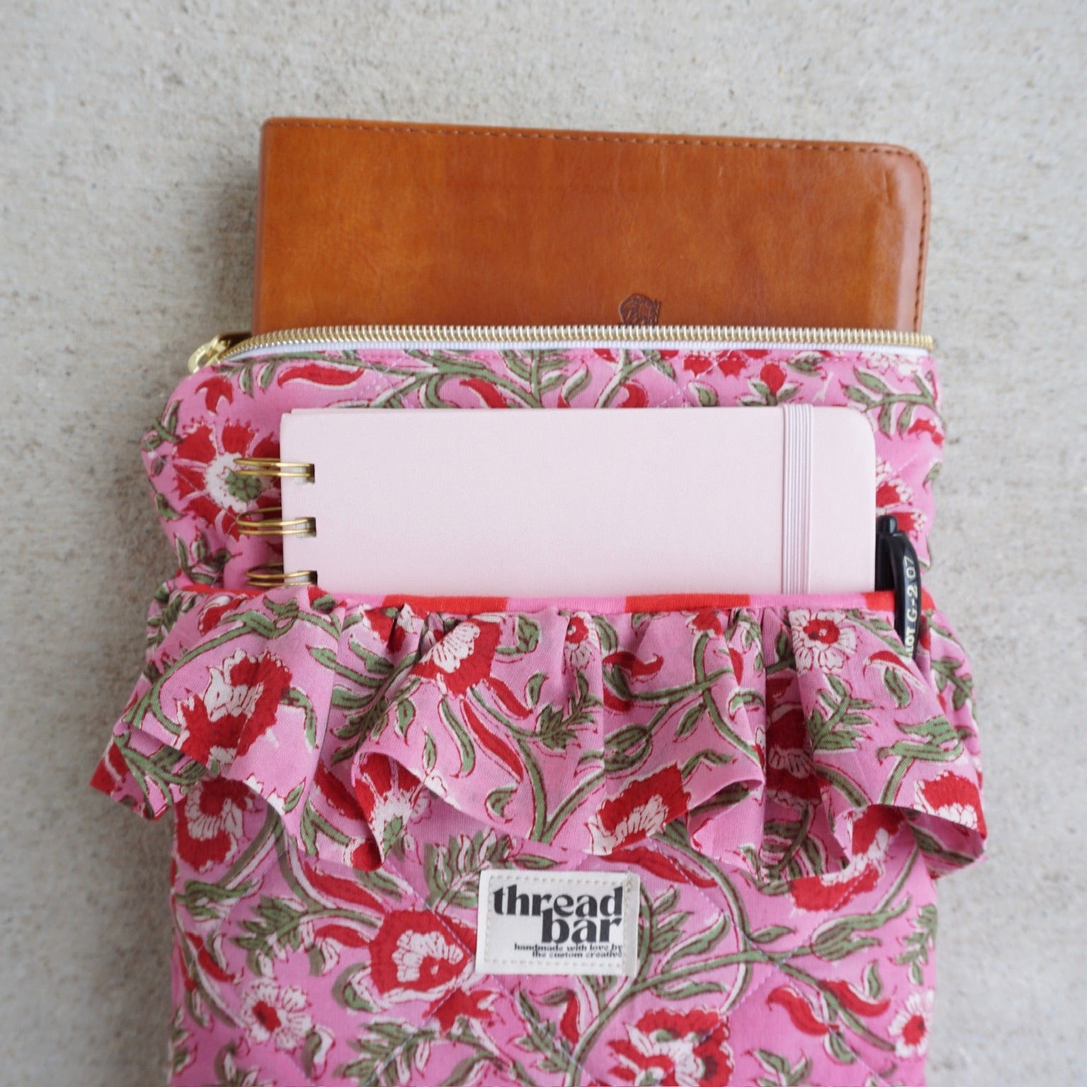 CUSTOM Book Bag with Ruffle!