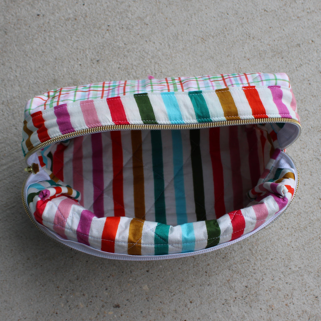 Multi Plaid Size Large Bag