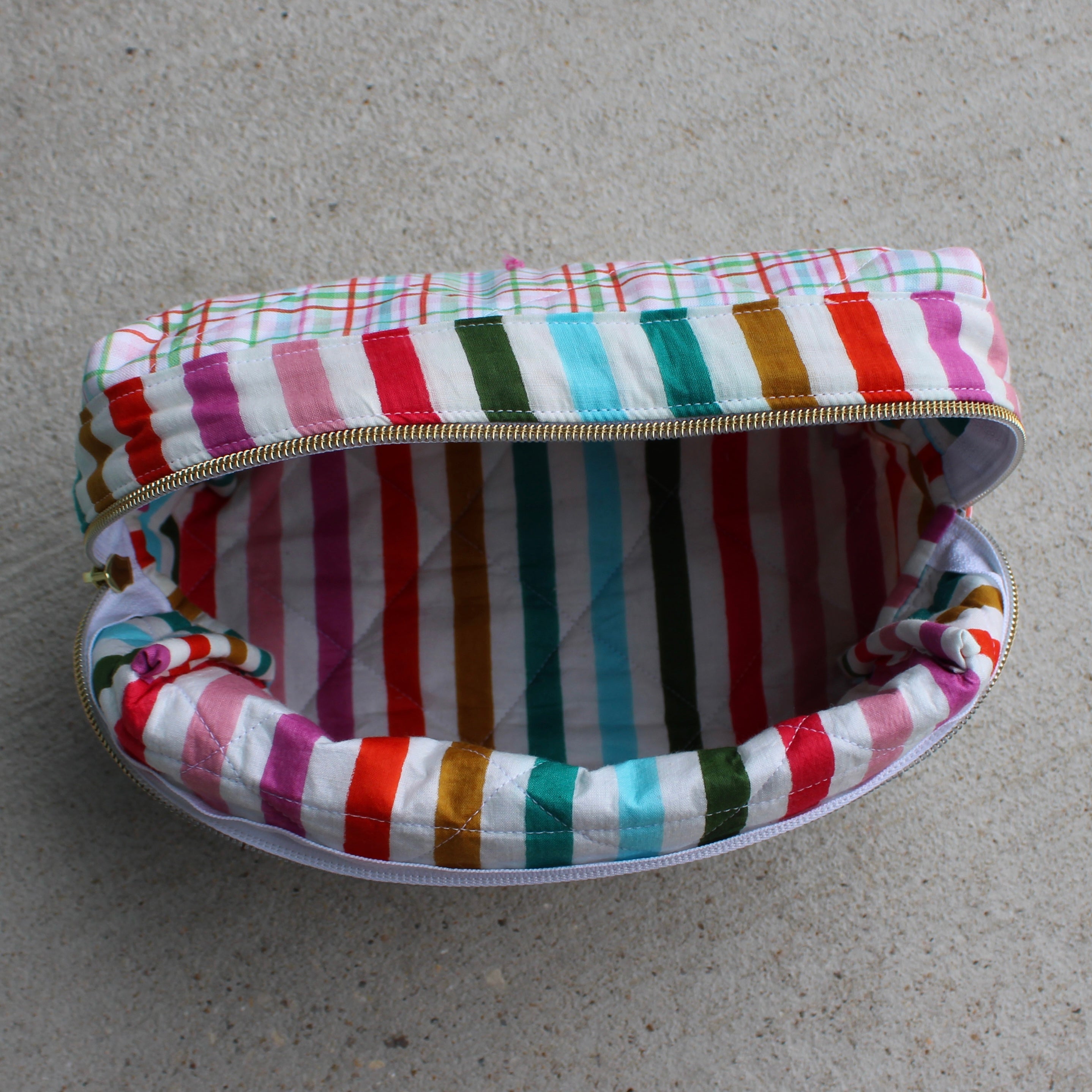 Multi Plaid Size Large Bag