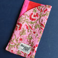 Pink Floral Sunglasses Bag