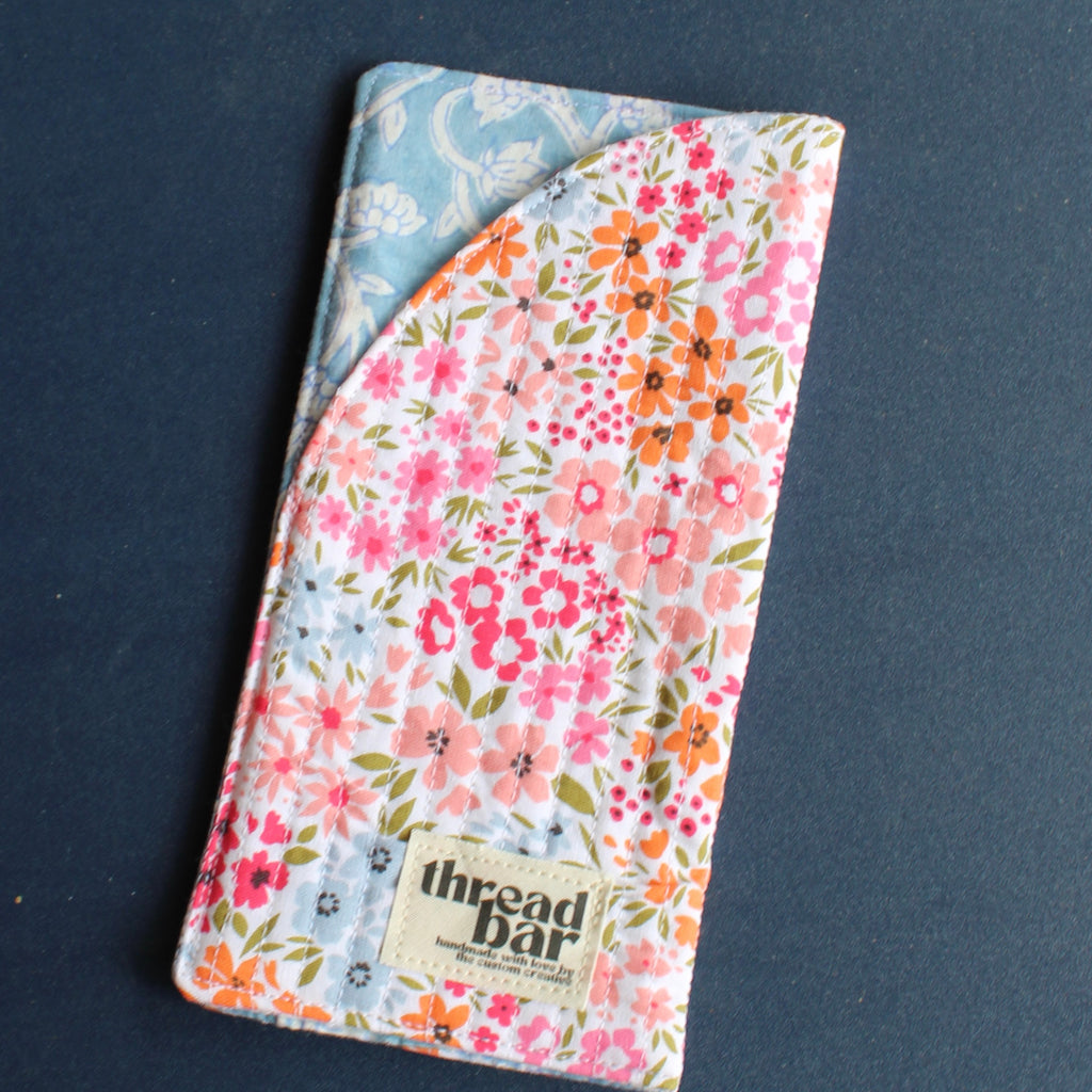Multi Floral Sunglasses Bag