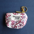 Purple Floral Coin Bag