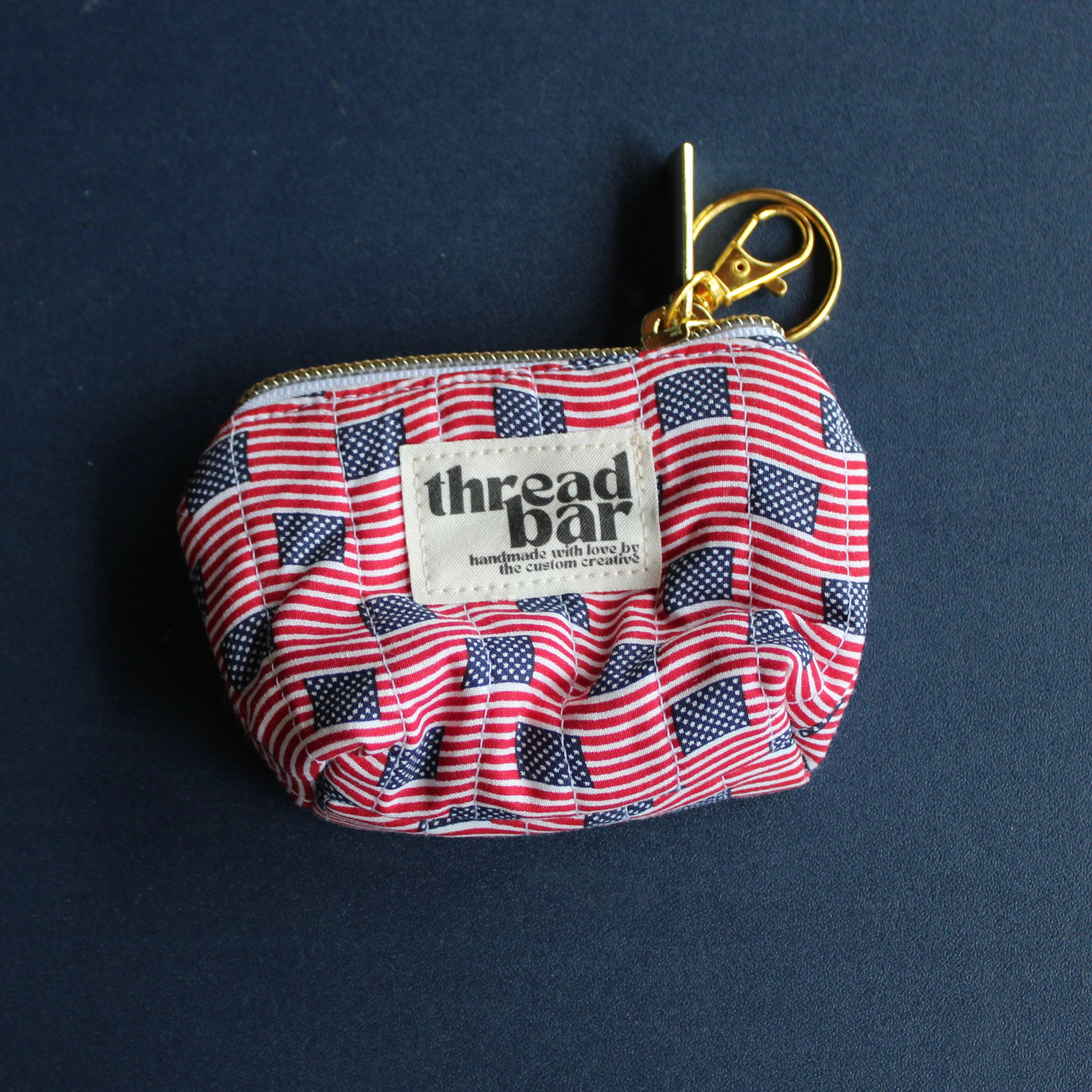 American Flag Coin Bag