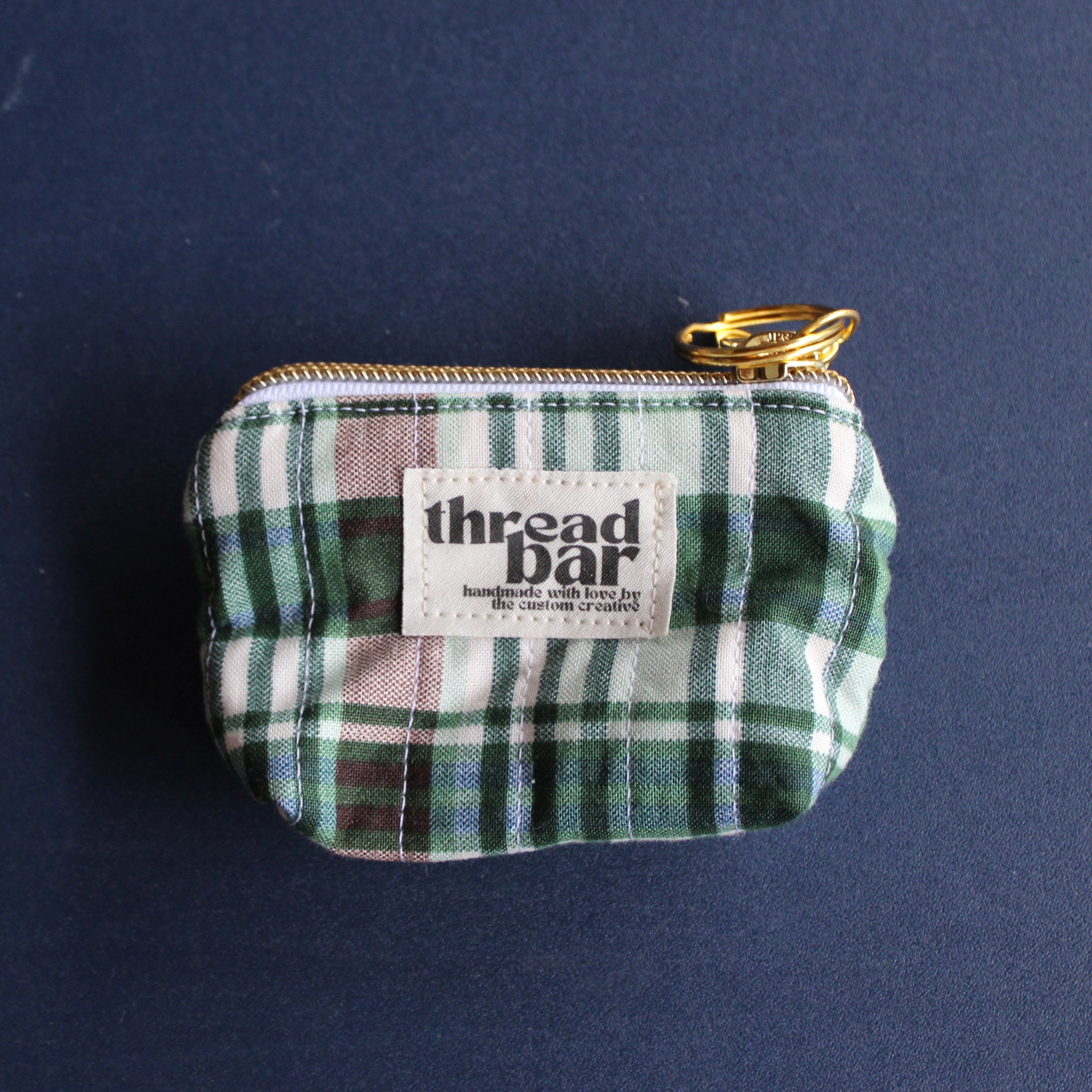 Plaid Coin Bag