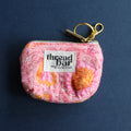 Pink and Orange Floral Coin Bag