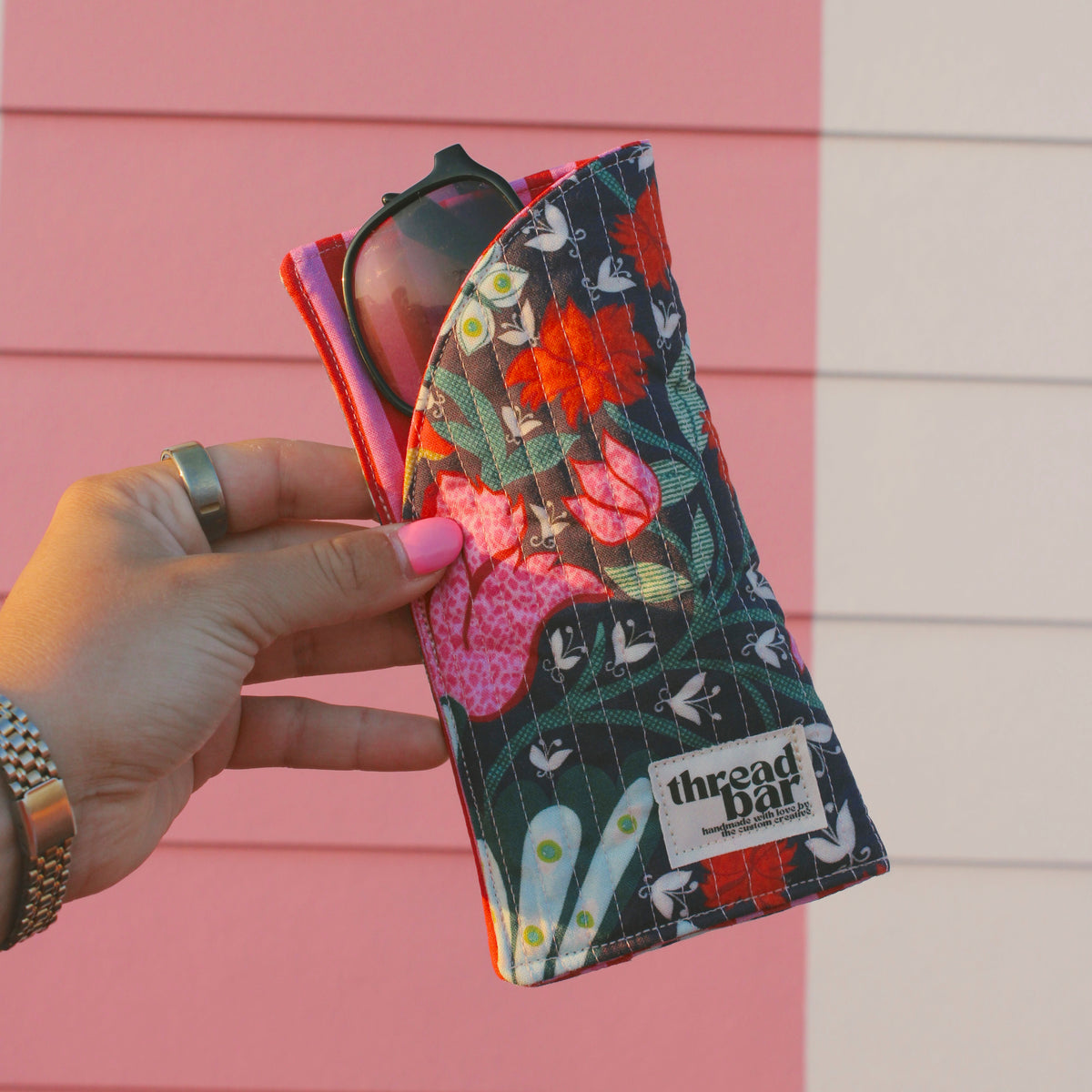 Floral Glasses Case