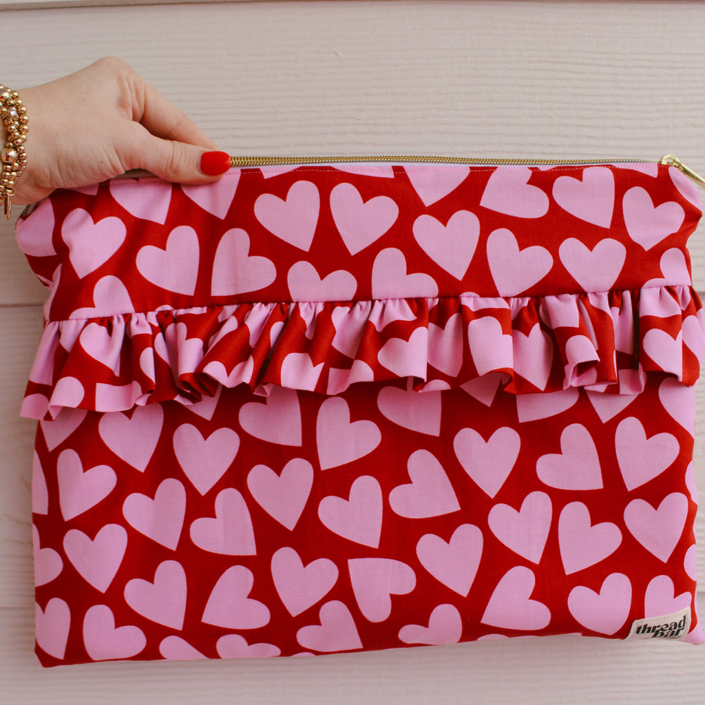 Pink Hearts Laptop Bag!
