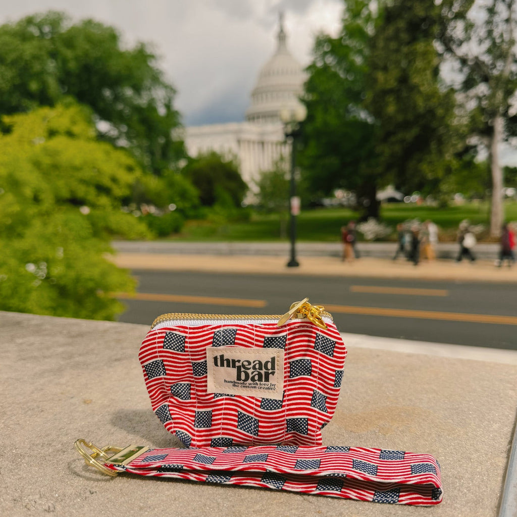 Custom USA Coin Bag