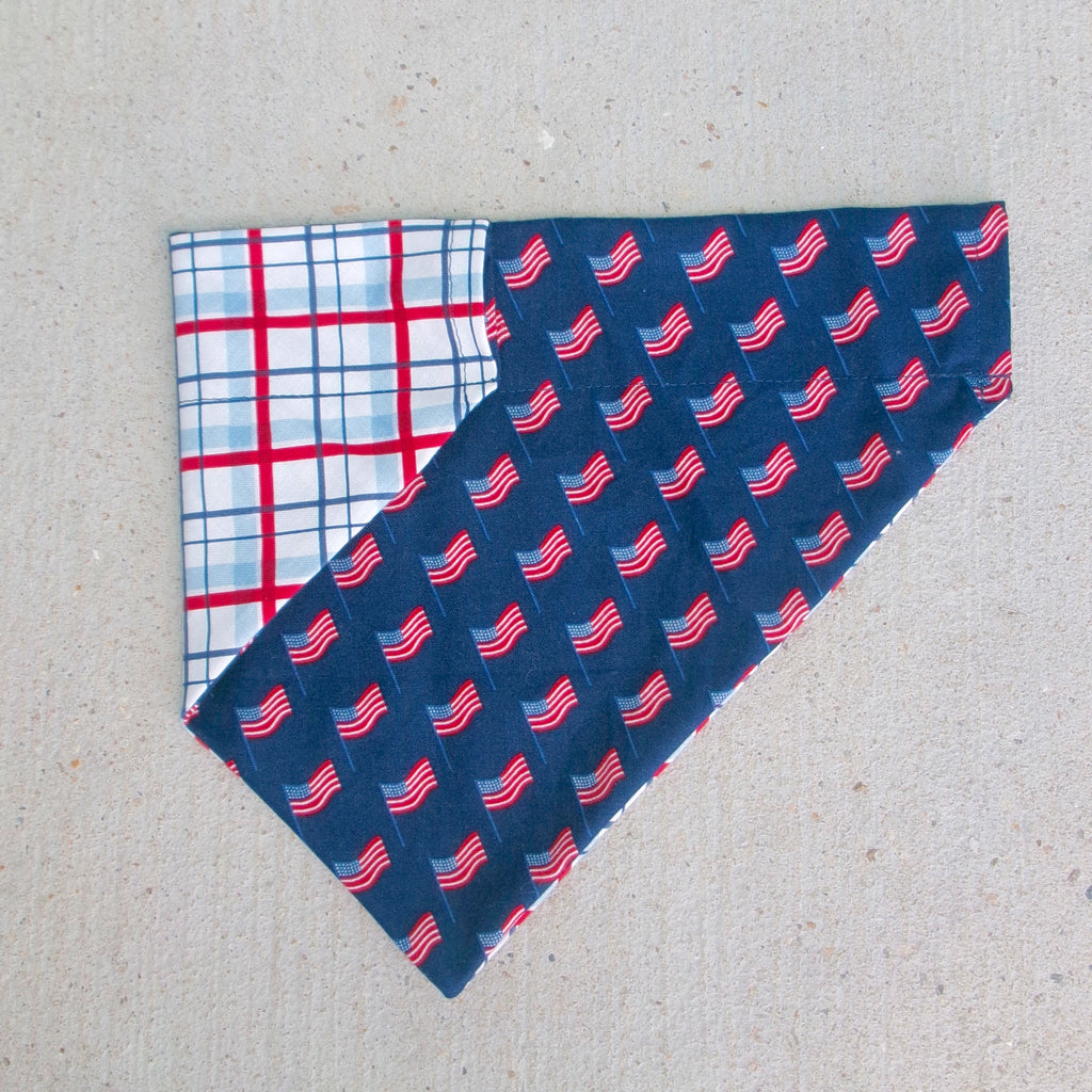 USA Reversible Dog Bandana