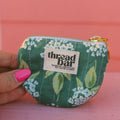Green Hydrangea Coin Bag