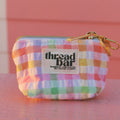 Gingham Seersucker Coin Bag